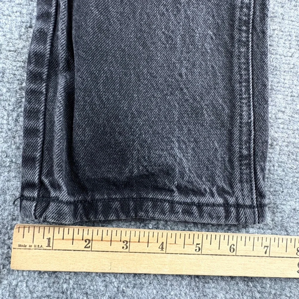 Old Navy Denim Overalls Girls L 10-12 Black Acid Wash Adjustable Grunge Y2K Gorp